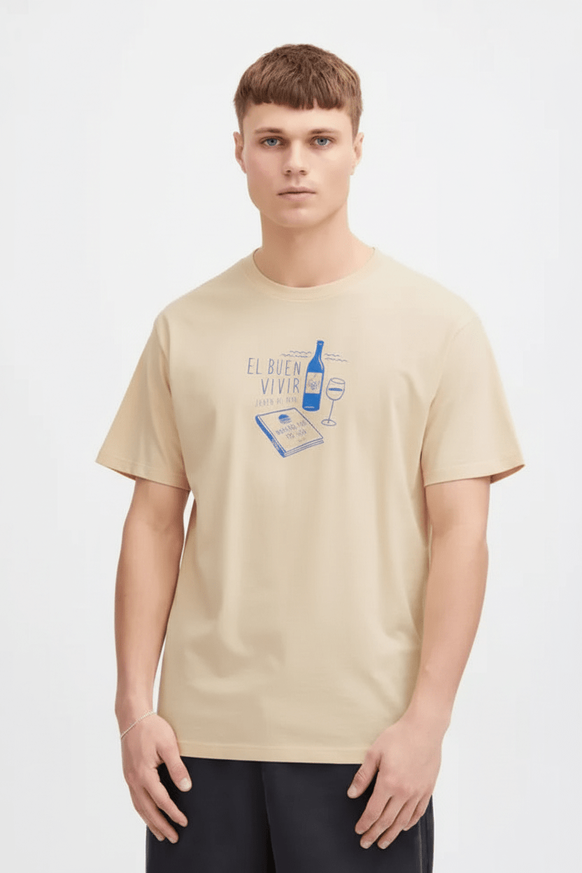 Beige T-shirt Front