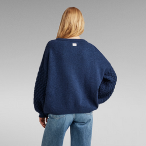 G-Star RAW Chunky Loose Boat Knit  - Maglione Lifestyle Donna - Neverland Firenze