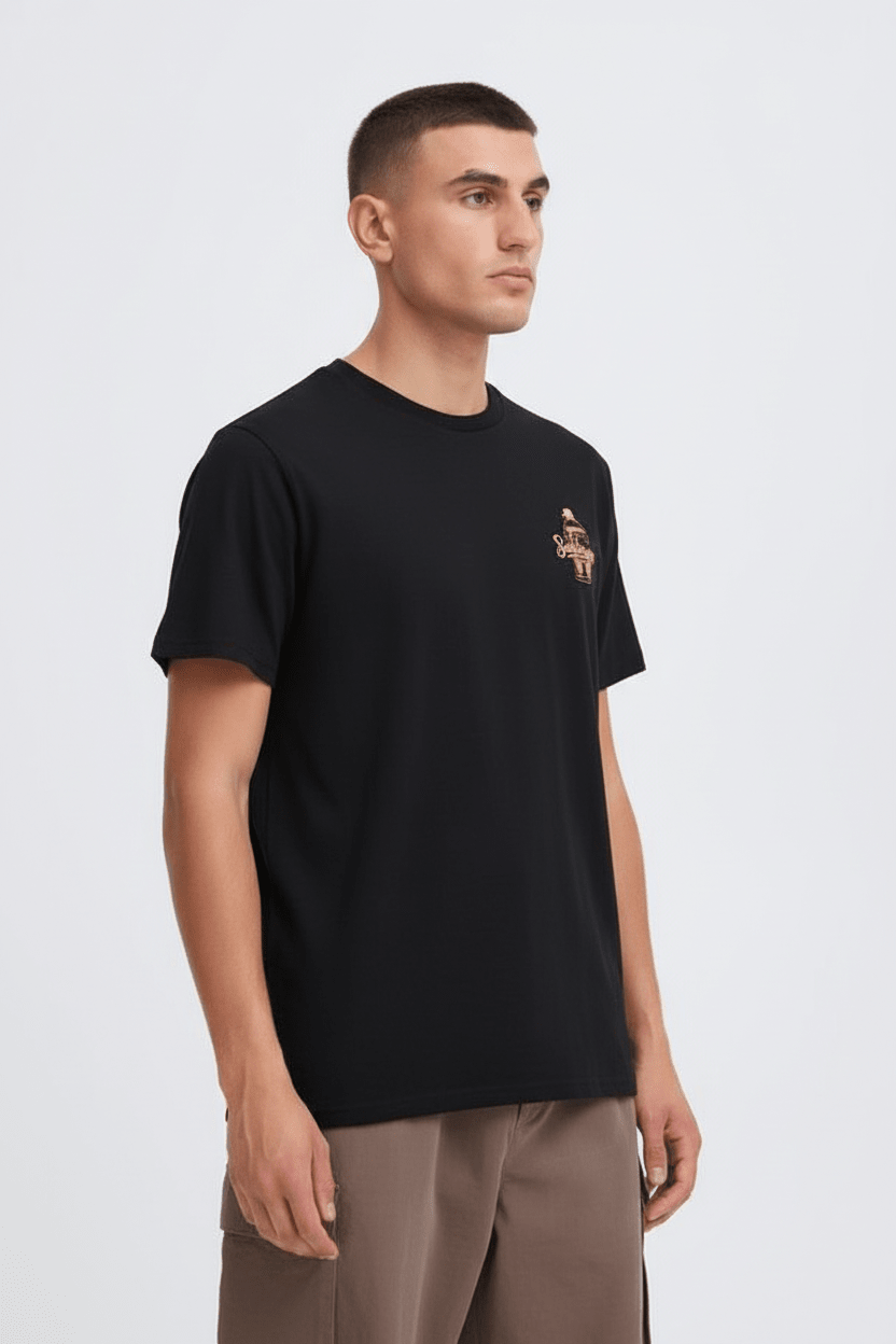 Solid Trex SS - Black - Tre quarti