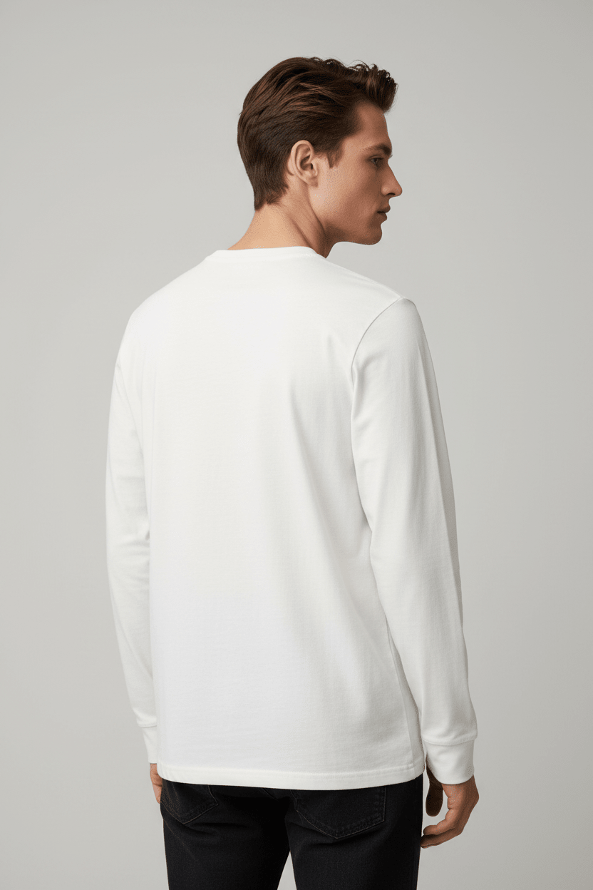 Long sleeve back view