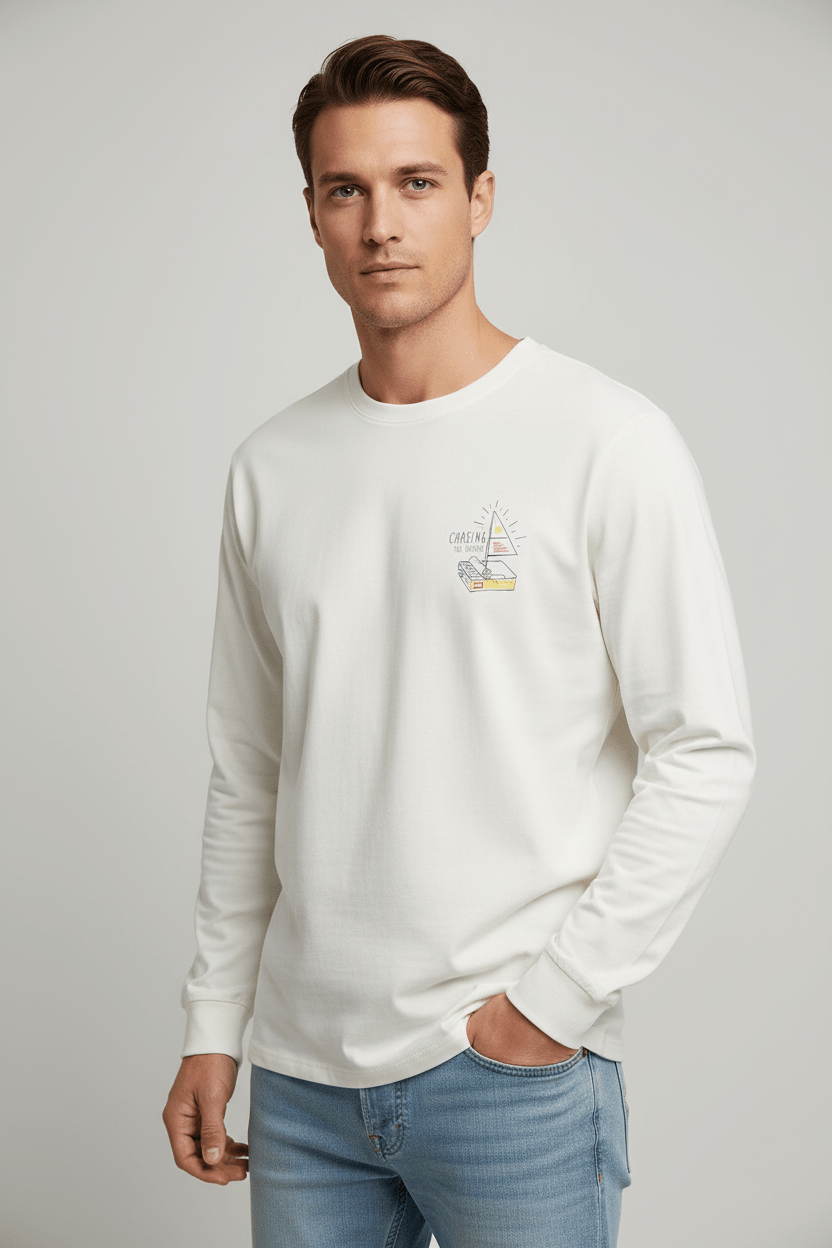 Long sleeve front view