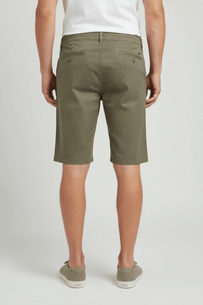 Solid Jim Bermuda Verde - Vista Posteriore