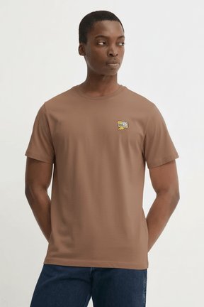 T-shirt marrone fronte