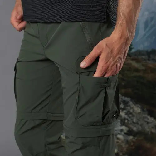 CMP Pantalone Trekking Zip Off Tasconi laterali Uomo - Neverland Firenze