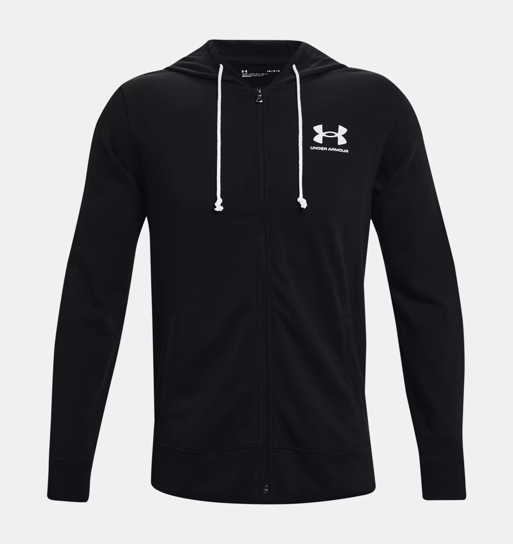 Felpa under armour all black on sale