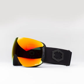 OUT OF MASCHERA OPEN BLACk-red- MCI + BONUS LENS - Neverland Firenze