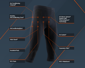 X-BIONIC® ENERGY ACCUMULATOR® 4.0 3/4 PANTS Uomo-Neverland-firenze